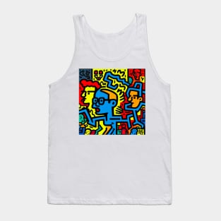 Cute Abstrac Doodle 3 Tank Top